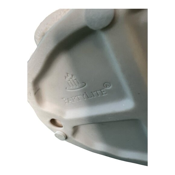 Partylite Spirit of the Season Santa Christmas Tree White Silver Candle Holder - Picture 10 of 14